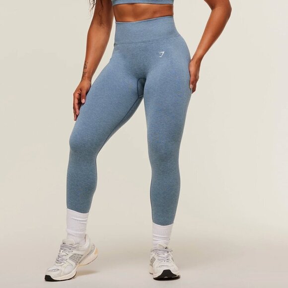 Gymshark Pants - Gymshark Seamless Lift Leggings Pearl Blue